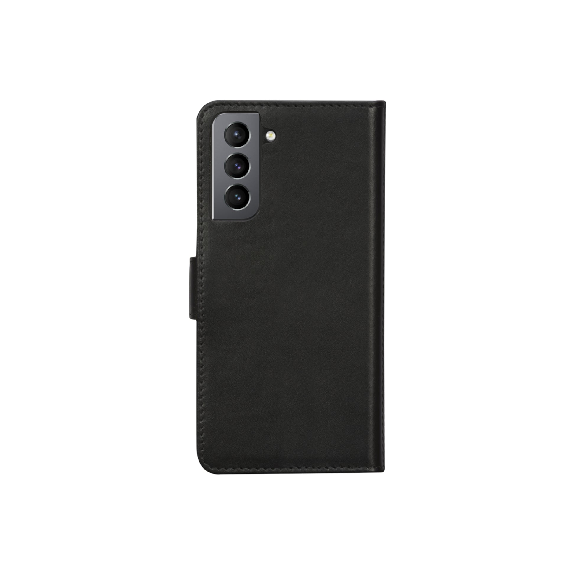 dbramante1928 Lynge – Wallethülle – für Samsung Galaxy S21 Plus, Leder, schwarz, Magnetverschluss