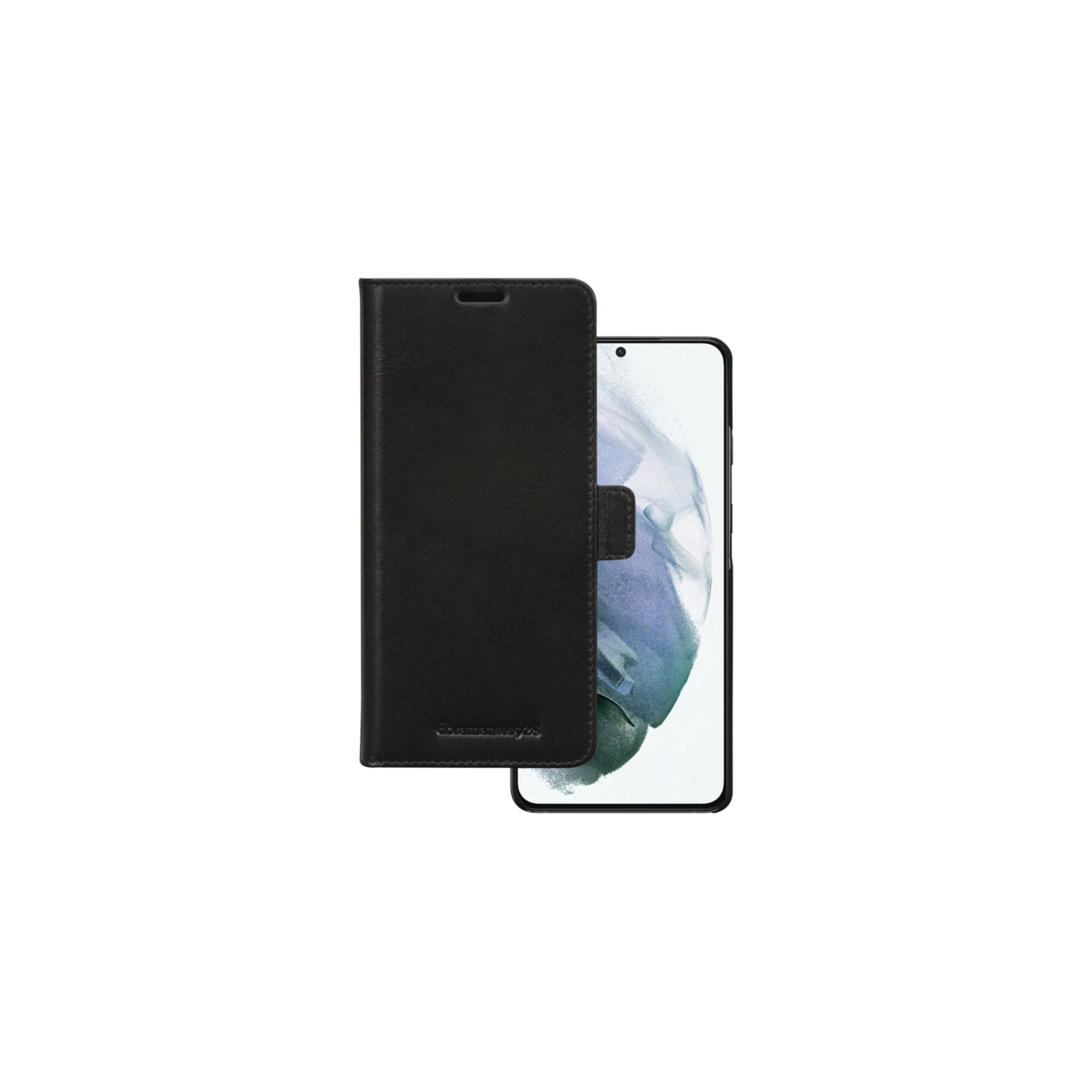 dbramante1928 Lynge – Wallethülle – für Samsung Galaxy S21 Plus, Leder, schwarz, Magnetverschluss