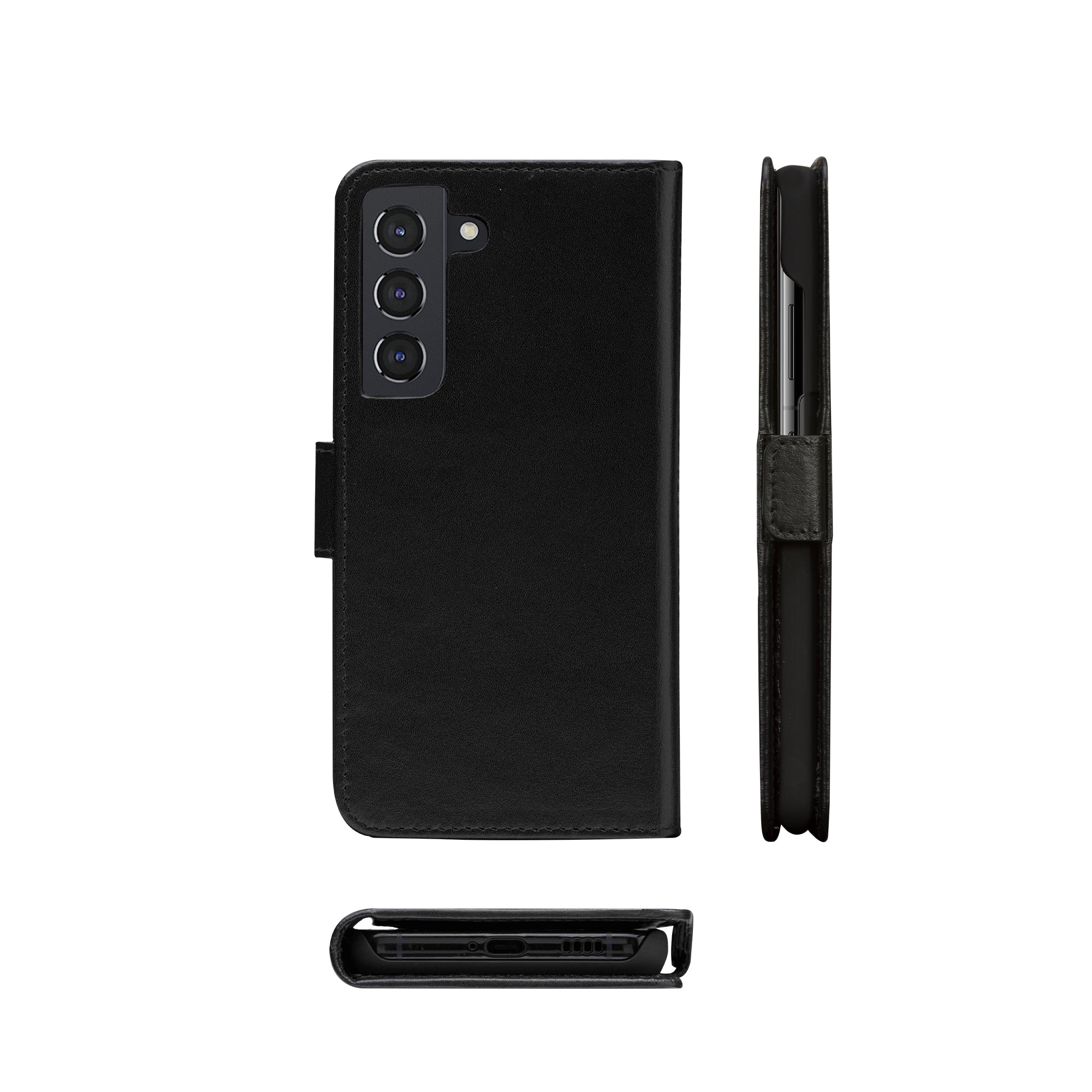 dbramante1928 Lynge – Folio – für Samsung Galaxy S22+, mit Ständer, Schwarz, kratzresistent