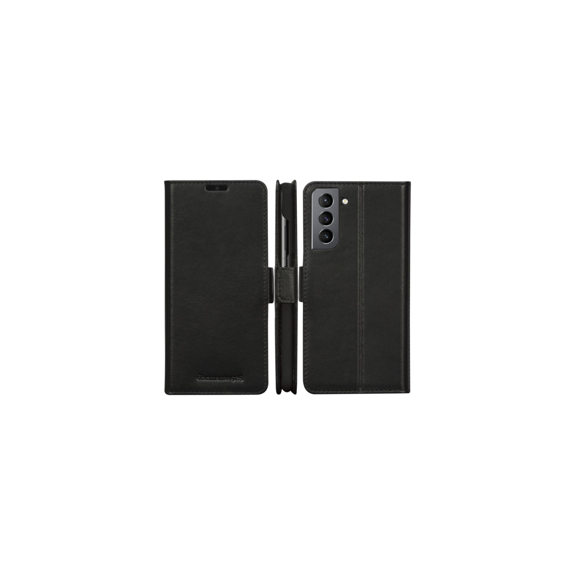 dbramante1928 Copenhagen Slim – Wallethülle – für Samsung Galaxy S21 Plus, 1 Kartenfach, Leder, Schwarz