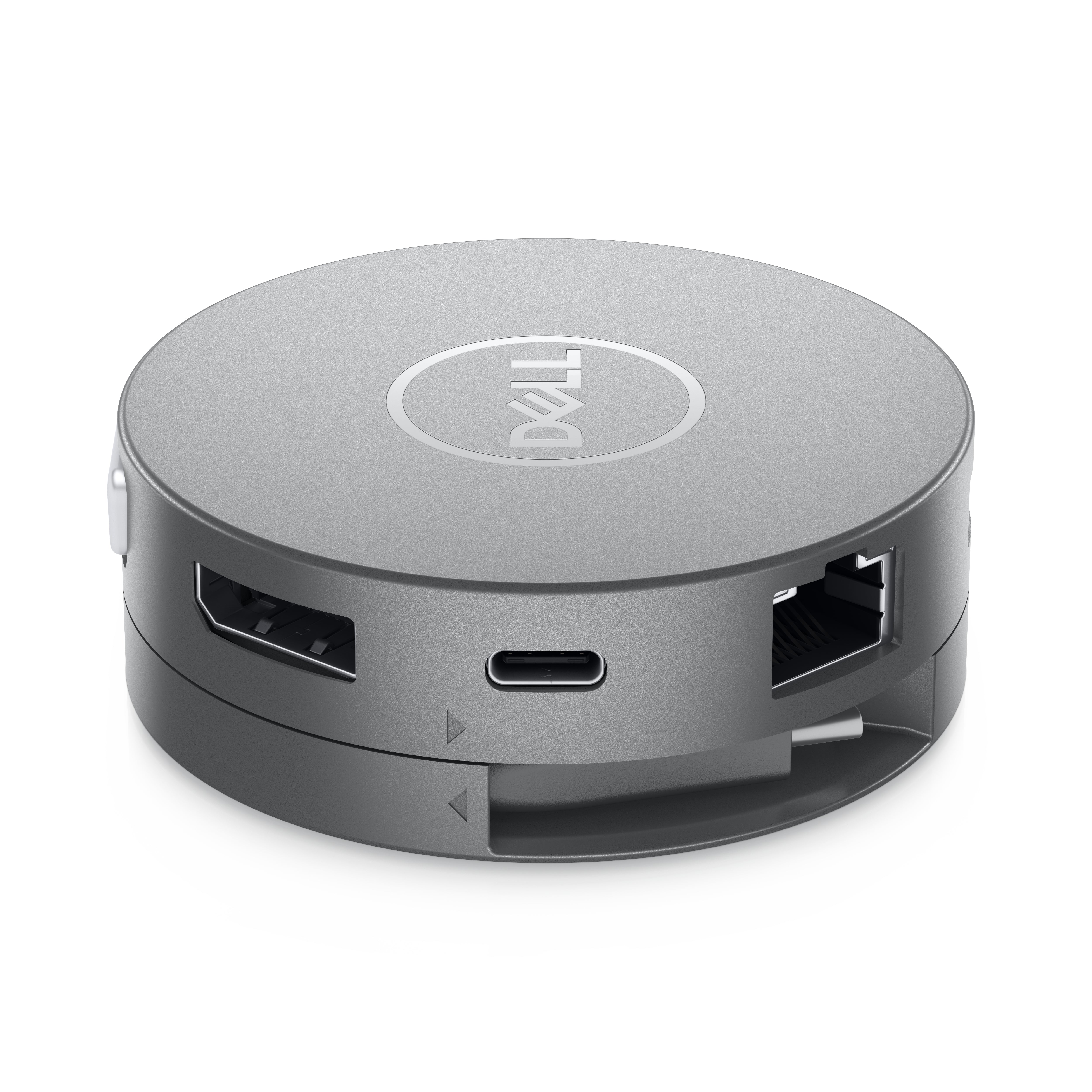 Dell DA310 Dockingstation – USB-C, DP/HDMI/VGA, 2× USB-A, 90 W PD, GbE, für Windows/Mac/Linux