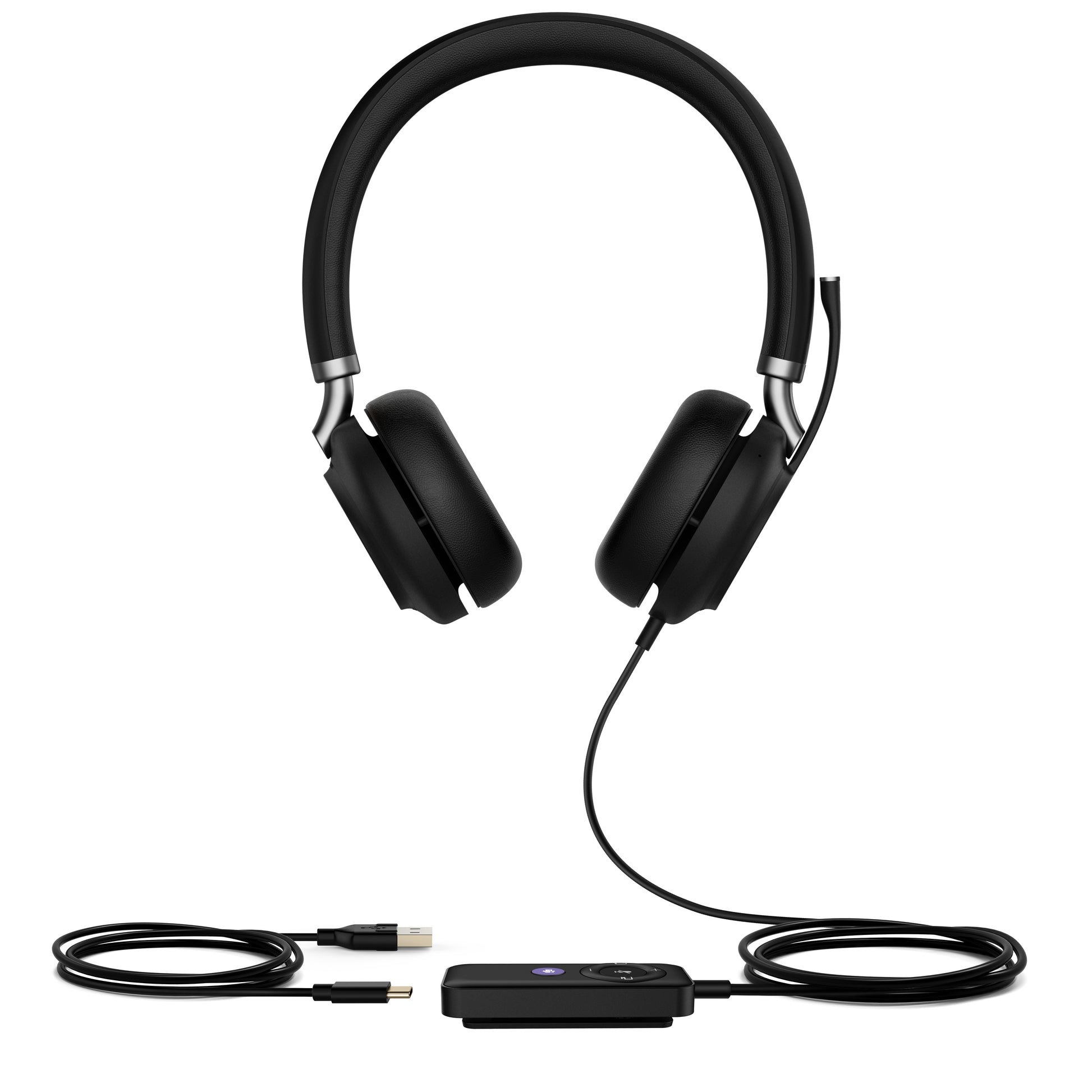Yealink UH38 Dual UC – Duo Headset – USB-C, Busylight – Teams-kompatibel – Schwarz – bis 8 h