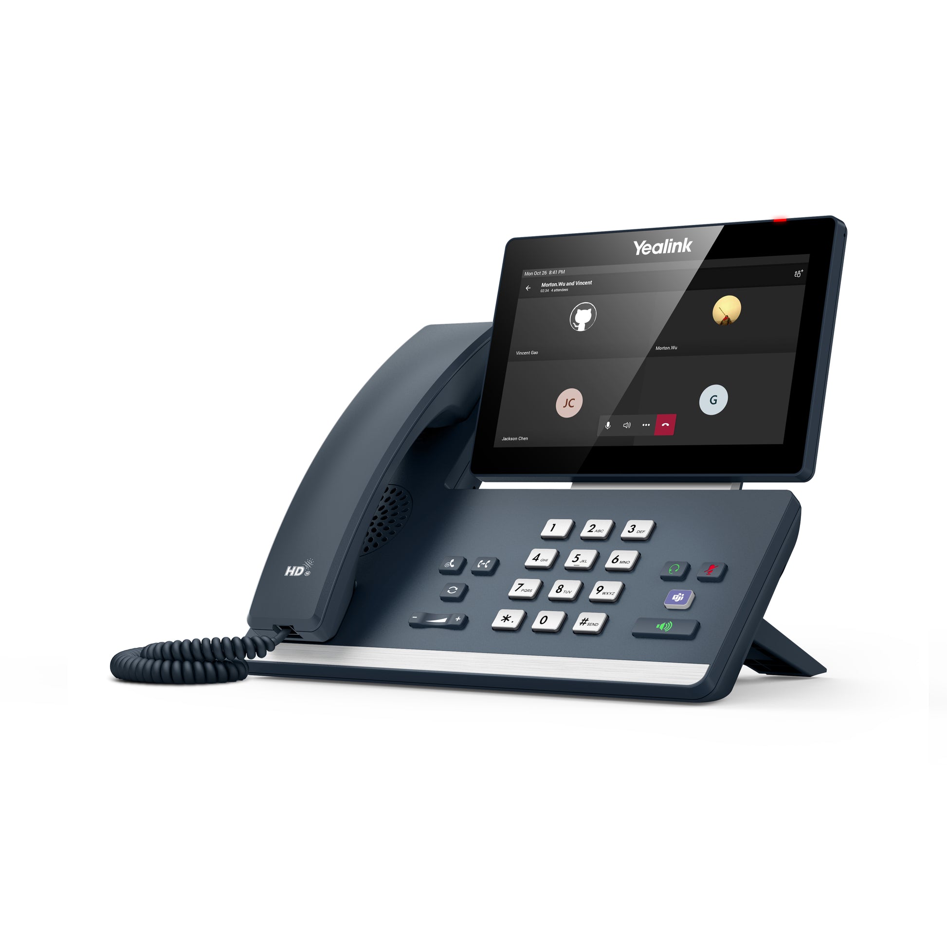 Yealink MP58 – WLAN-Telefon (Handgerät), für Microsoft Teams, Grau