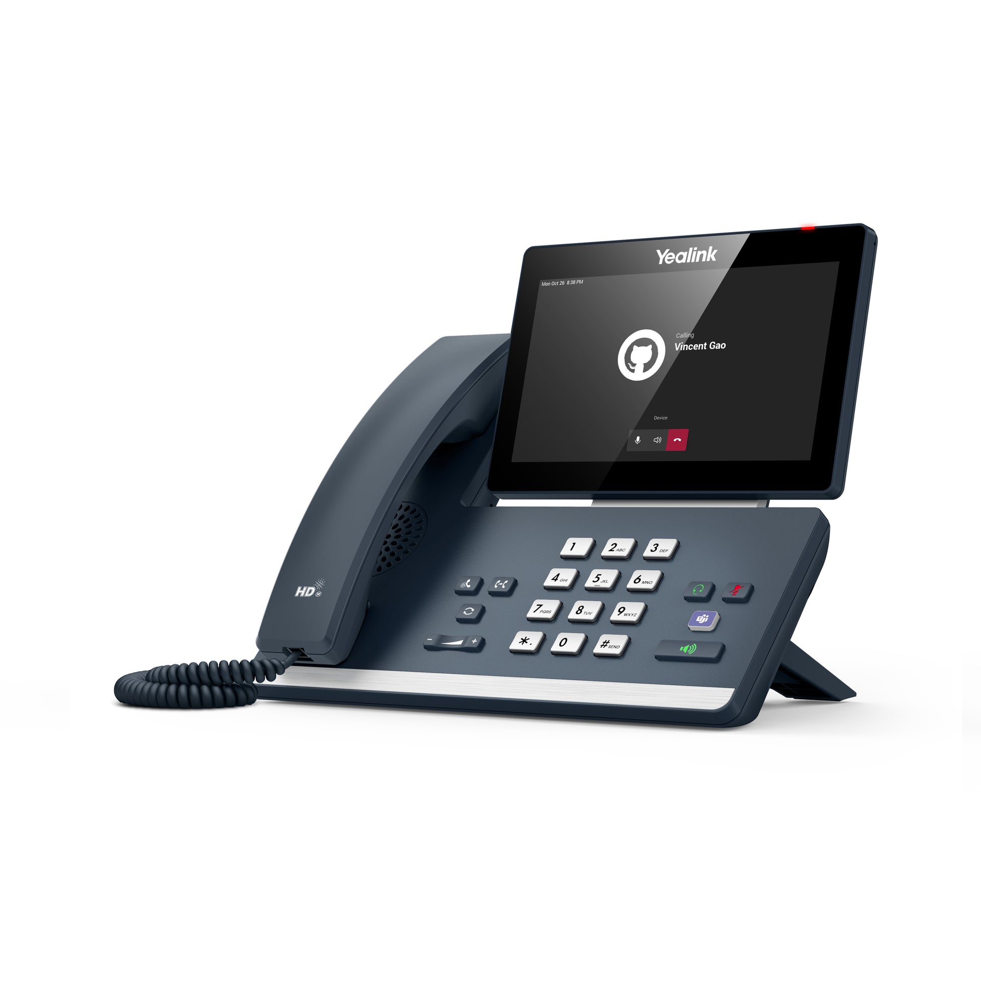 Yealink MP58 – WLAN-Telefon (Handgerät), für Microsoft Teams, Grau