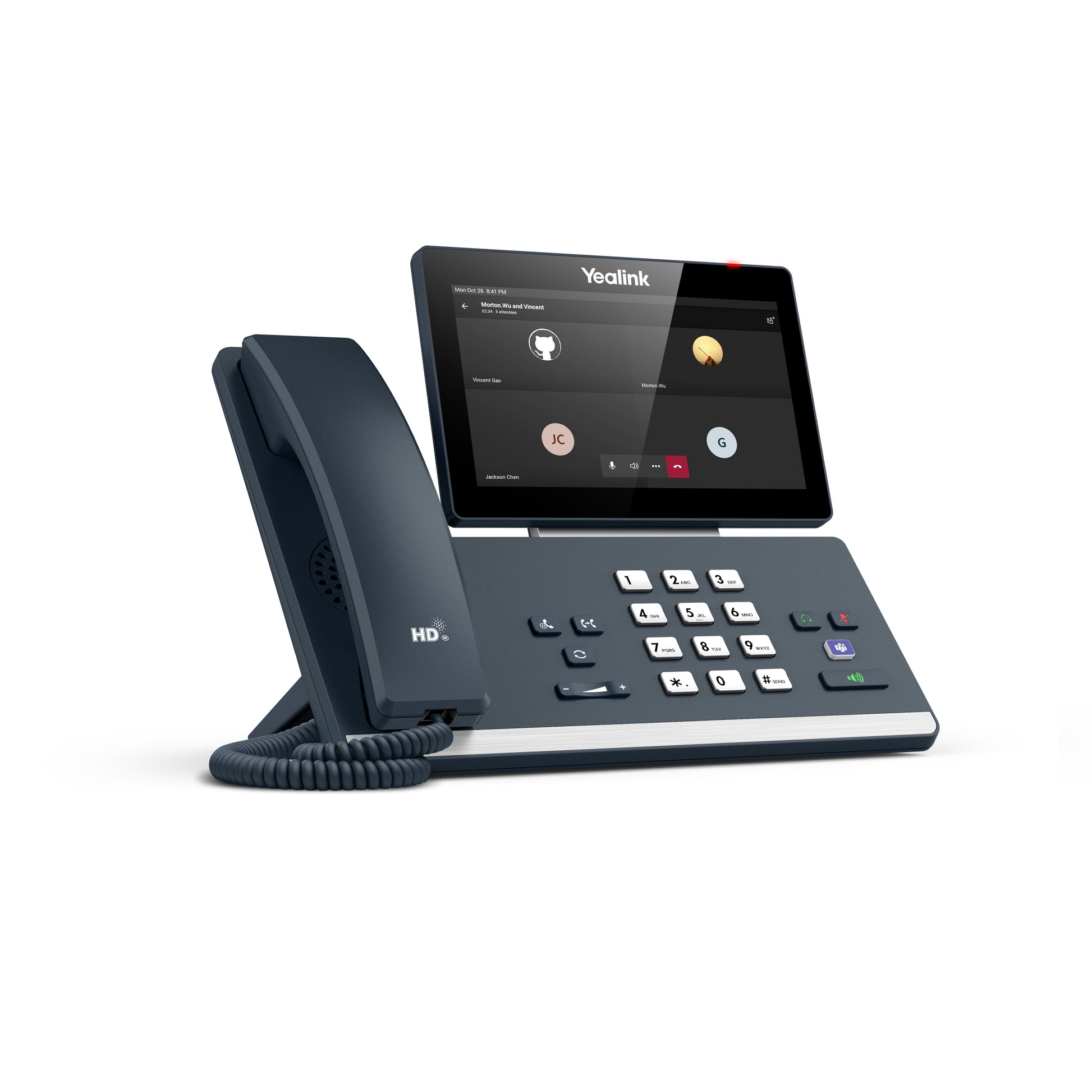 Yealink MP58 – WLAN-Telefon (Handgerät), für Microsoft Teams, Grau