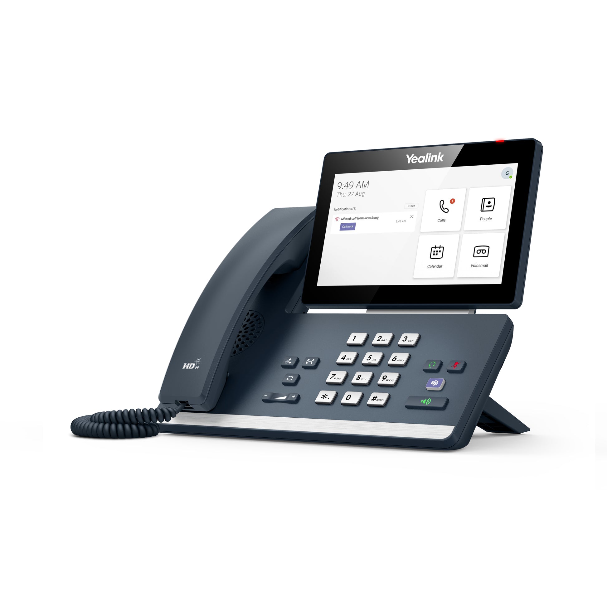 Yealink MP58 – 7" Touch-Display, für Microsoft Teams, PoE, Grau