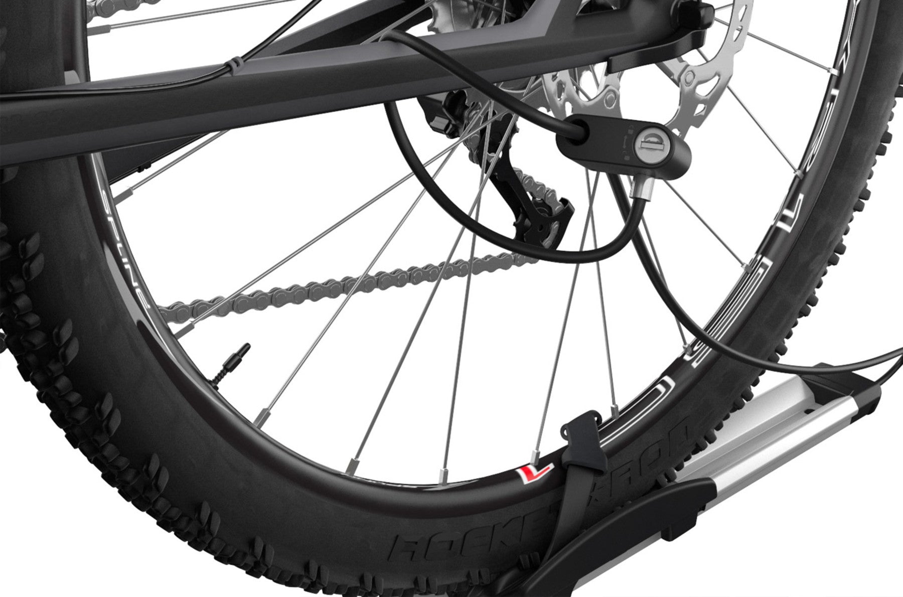 Thule Fahrradträger UpRide (Dachhalterung) – für 1 Fahrrad, Reifen bis 29" – bis 20 kg – aluminium, schwarz