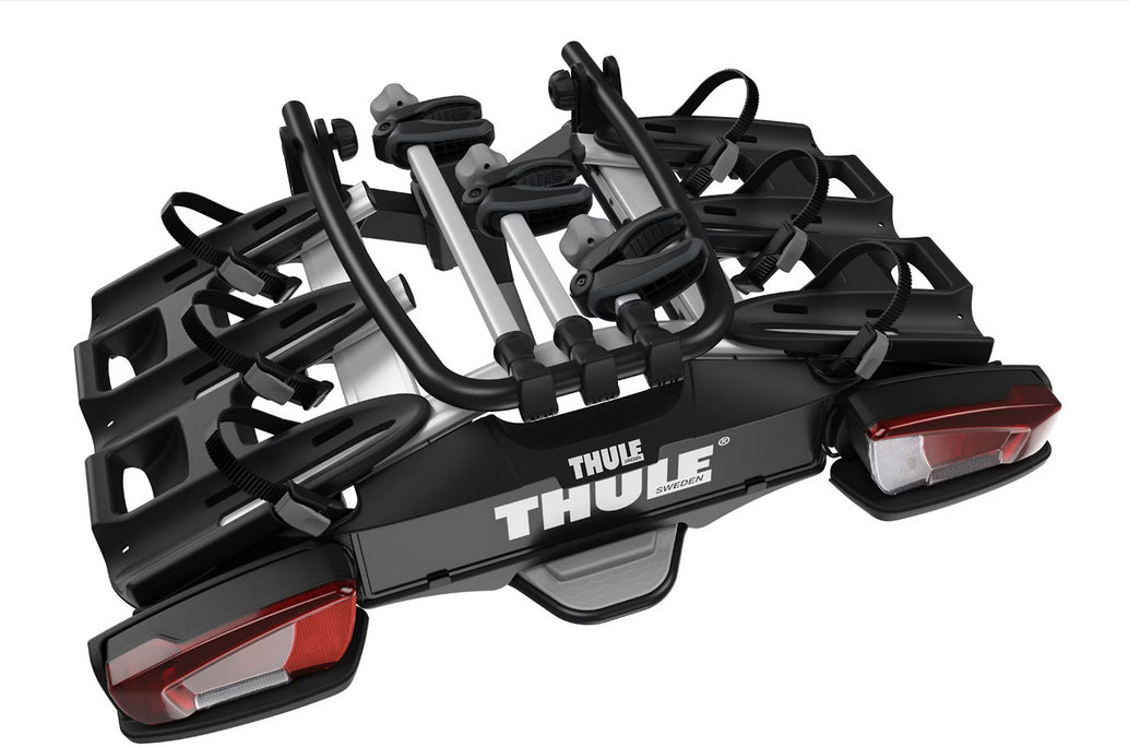 Thule Fahrradträger Velo Compact – 3 Fahrräder – für Anhängerkupplung – bis 60 kg – schwarz