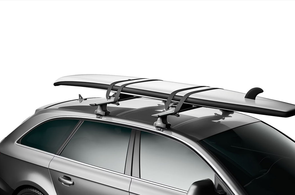 Thule Wassersport-Träger Board Shuttle – für 2 Boards – für WingBar Evo/SlideBar und andere – 50 kg – Schwarz