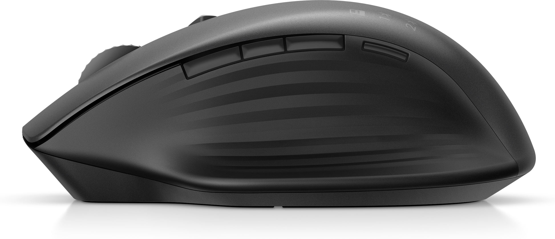 HP Wireless Creator 935M Business-Maus – kabellos, Hyperscrolling, für Rechtshänder, silber/schwarz