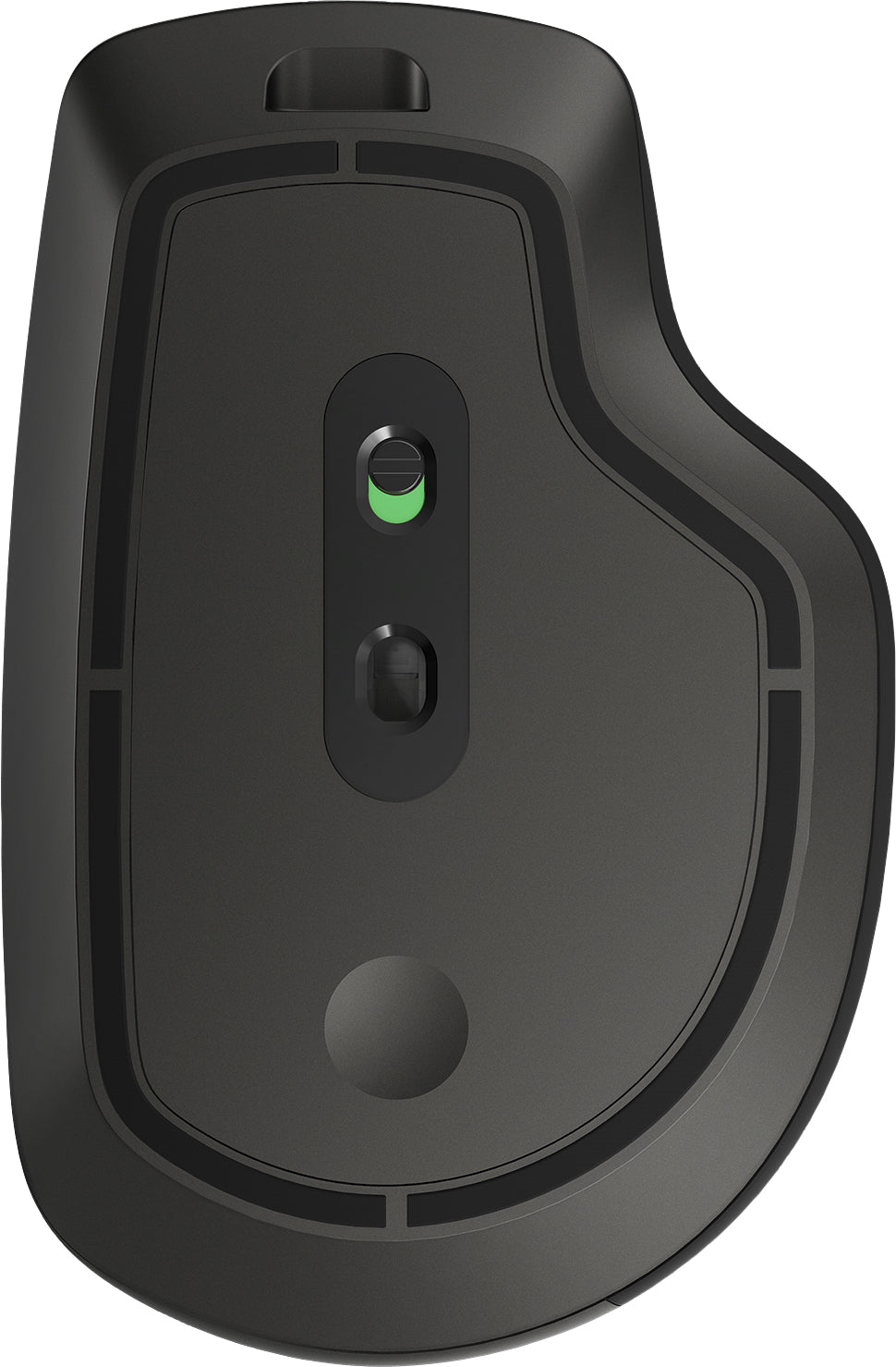 HP Wireless Creator 935M Business-Maus – kabellos, Hyperscrolling, für Rechtshänder, silber/schwarz