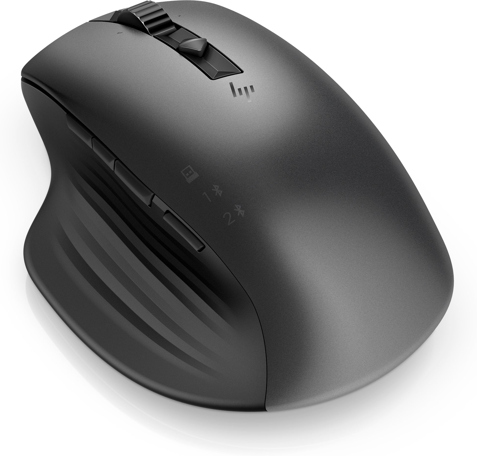 HP Wireless Creator 935M Business-Maus – kabellos, Hyperscrolling, für Rechtshänder, silber/schwarz