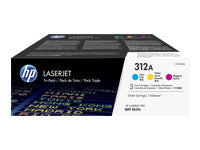 HP Toner-Multipack 312A – C/M/Y, 2700 Seiten