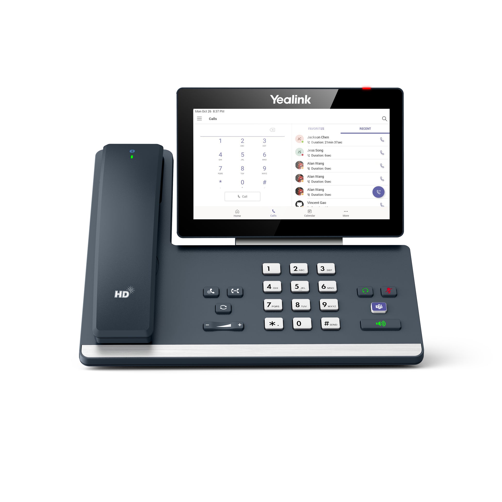 Yealink MP58-WH – IP-Telefon, 7" Touch, WLAN/BT, Gigabit, PoE, für Microsoft Teams, grau