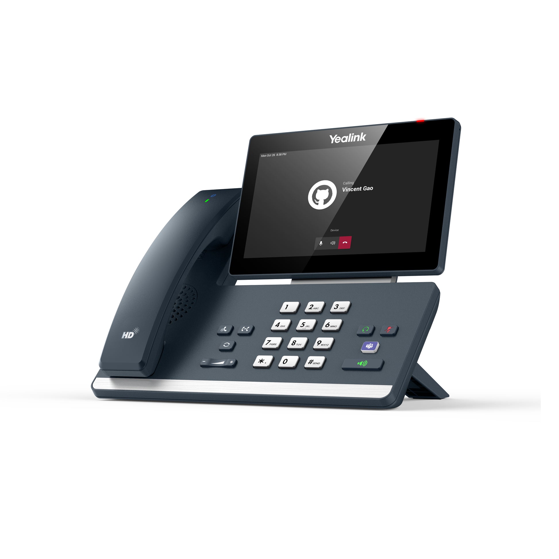Yealink MP58-WH – IP-Telefon, 7" Touch, WLAN/BT, Gigabit, PoE, für Microsoft Teams, grau