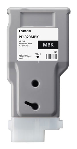 Canon Tintenpatrone PFI-320MBK, schwarz, ca. 300 ml