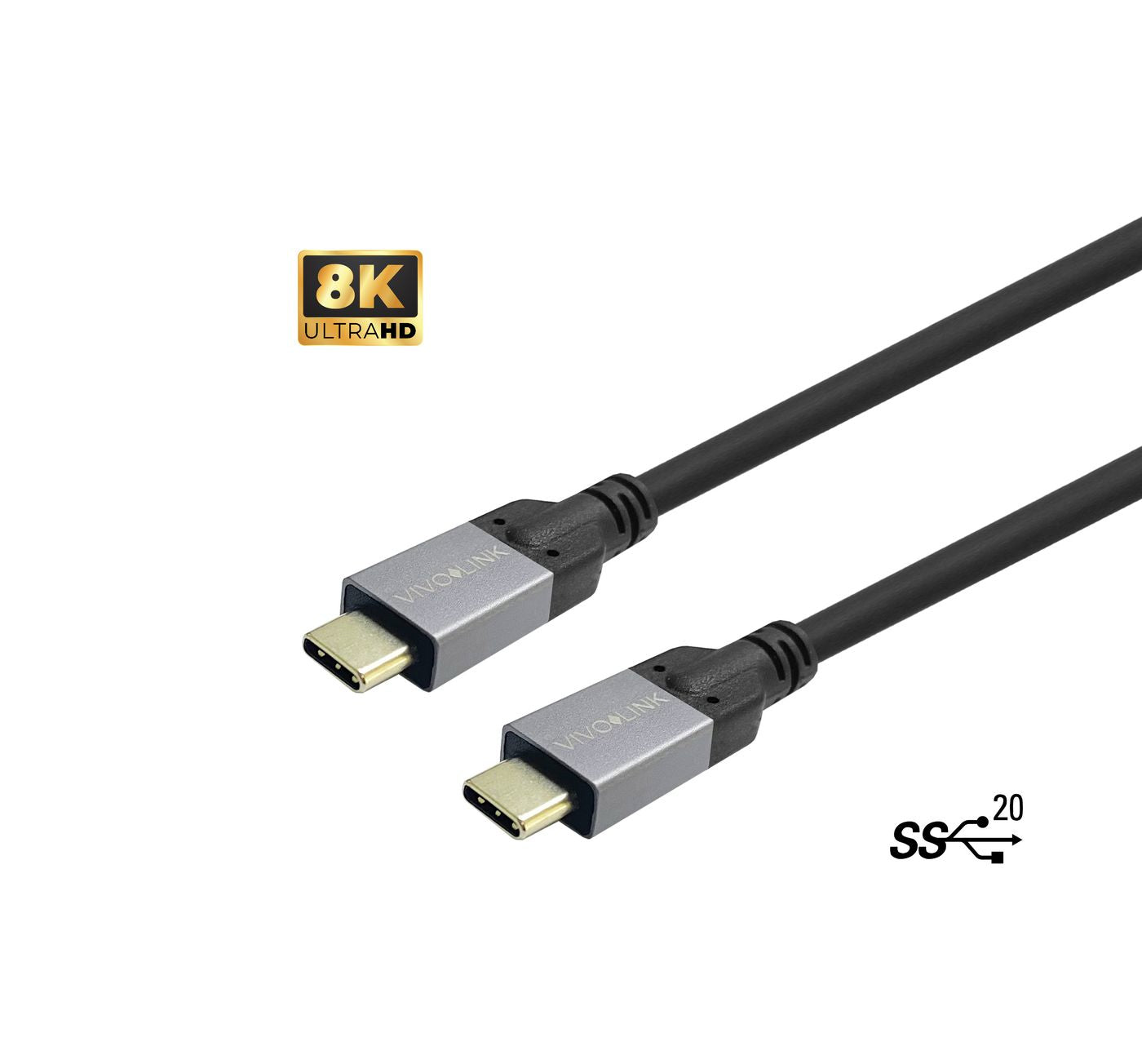 Vivolink USB-Kabel, USB-C zu USB-C, 4 m