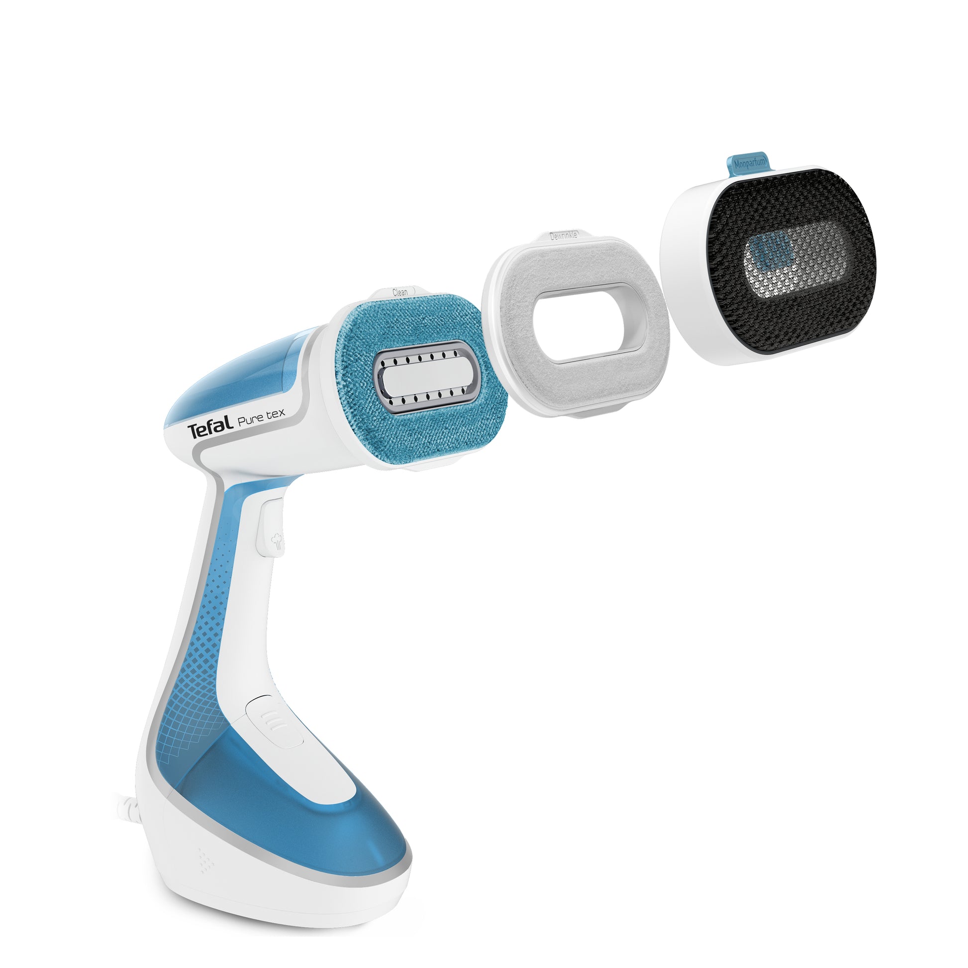 Tefal Dampfglätter DT9530E1 Pure Tex 4 in 1 – 200 ml, 1700 W, 10 min – blau/weiss
