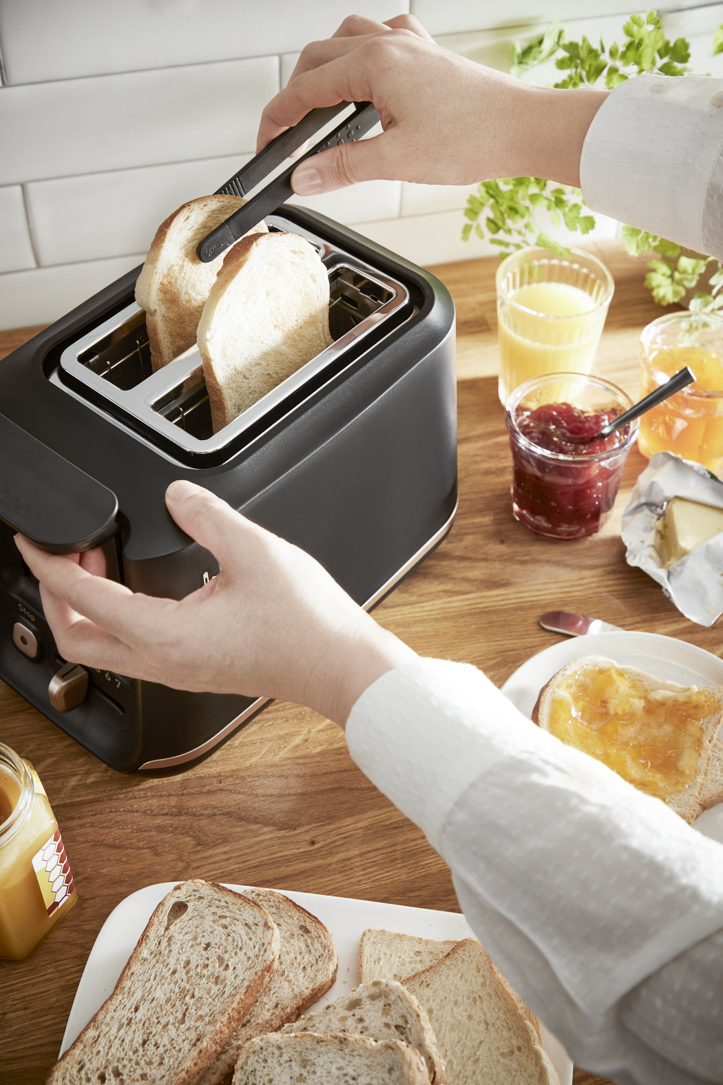 Tefal Toaster Includeo TT533811 – 2 Scheiben, 7 Bräunungsstufen, 850 W – schwarz