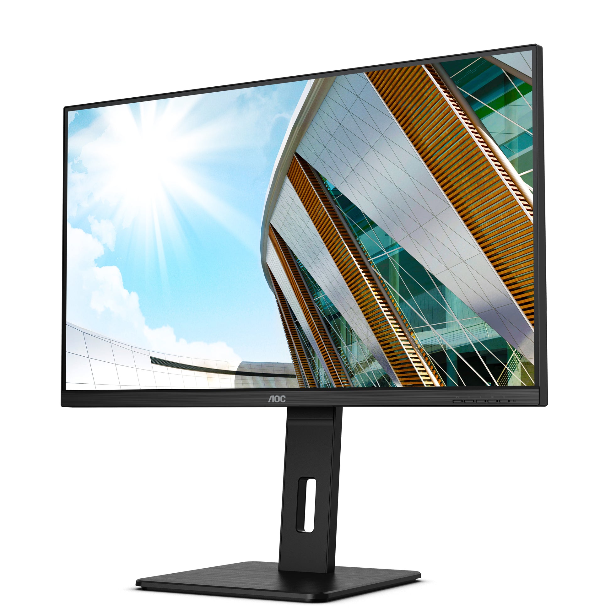 AOC U32P2 – Monitor, 31,5" 4K UHD (3840 × 2160), VA, 60 Hz, 350 cd/m², VESA 100 × 100, Schwarz