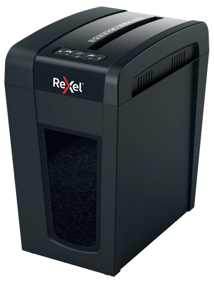 Rexel Secure X10-SL Slimline – Aktenvernichter, DIN P-4, Partikelschnitt 4 × 40 mm, 10 Blatt, 18 l, A4