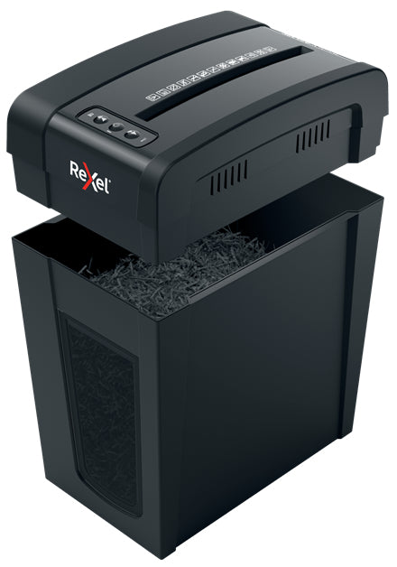 Rexel Secure X10-SL Slimline – Aktenvernichter, DIN P-4, Partikelschnitt 4 × 40 mm, 10 Blatt, 18 l, A4