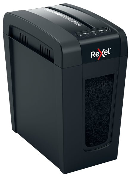 Rexel Secure X8-SL Slimline – Aktenvernichter, DIN P-4, Partikelschnitt 4 × 40 mm, 8 Blatt, 14 l, A4