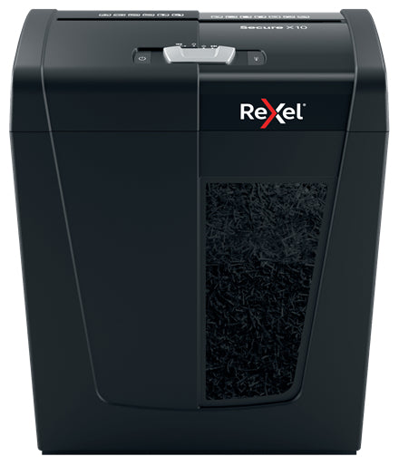 Rexel Aktenvernichter, DIN P-4, Partikelschnitt 4 × 40 mm, 10 Blatt, 18 l, A4