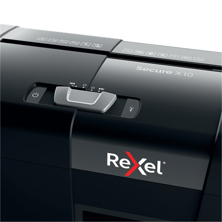 Rexel Aktenvernichter, DIN P-4, Partikelschnitt 4 × 40 mm, 10 Blatt, 18 l, A4