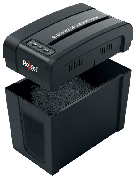 Rexel Secure X6-SL Slimline – Aktenvernichter, DIN P-4, Partikelschnitt 4 × 40 mm, 6 Blatt, 10 l, A4