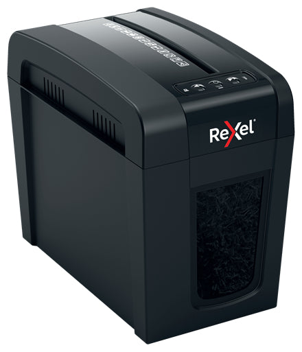 Rexel Secure X6-SL Slimline – Aktenvernichter, DIN P-4, Partikelschnitt 4 × 40 mm, 6 Blatt, 10 l, A4