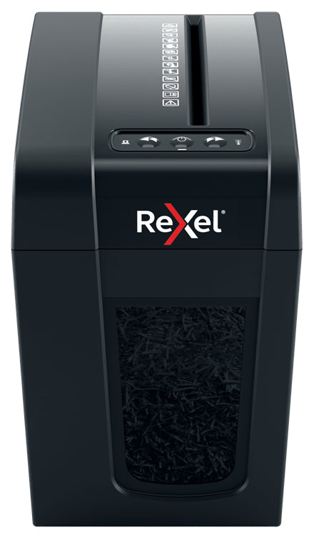 Rexel Secure X6-SL Slimline – Aktenvernichter, DIN P-4, Partikelschnitt 4 × 40 mm, 6 Blatt, 10 l, A4