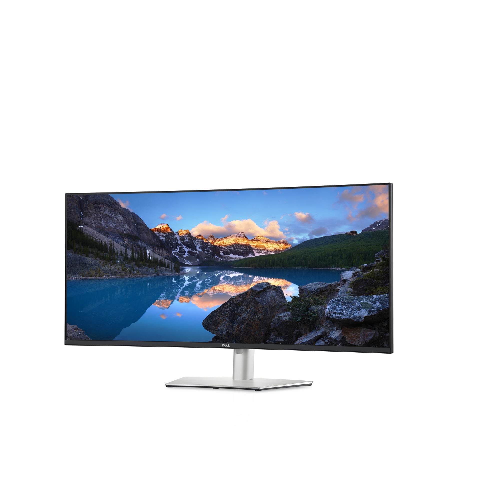 DELL UltraSharp U4021QW – Monitor, 39,7", Curved, USB-C, Integrierte Lautsprecher, VESA 100 × 100, Silber