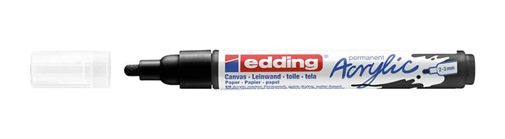 Edding Acrylic Marker für Permanent-Marker – Schwarz