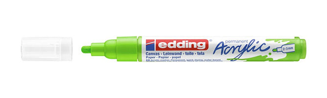 Edding Acrylmarker für Permanentmarker – Gelbgrün