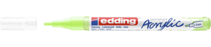 Edding Acrylmarker für Leinwand, Holz, Terrakotta – Pastellgrün