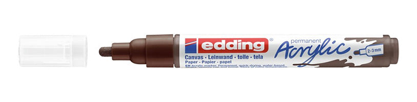 Edding Acrylmarker für Permanent-Marker – Schokoladenbraun