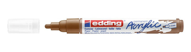 Edding Acrylic-Marker für Permanent-Marker – Haselnuss