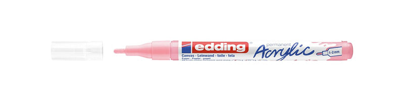 Edding Acrylmarker – für dunkles Papier, edel mauve