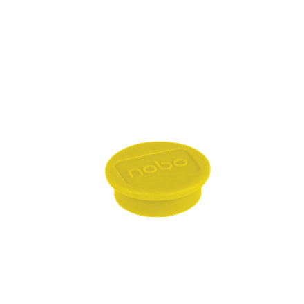 Nobo Tafelmagnete – Ø 13 mm, 10 Stk., gelb