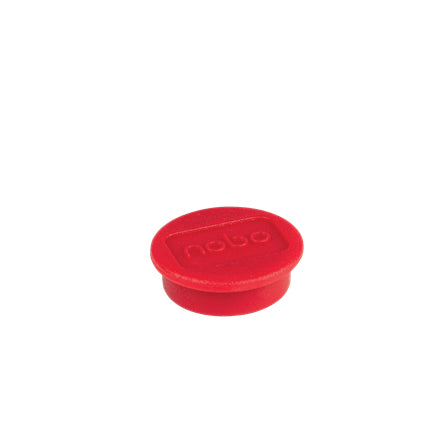 Nobo Tafelmagnete – Ø 13 mm – 10 Stk. – rot