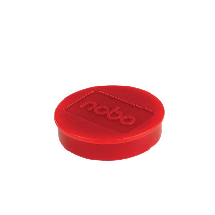 Nobo Tafelmagnete – Ø 32 mm – 10 Stk., rot