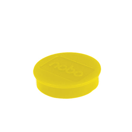 Nobo Tafelmagnete – Ø 32 mm, 10 Stk., gelb