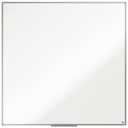 Nobo Whiteboard – 119,6 × 119,6 cm, lackierter Stahl, magnetisch, Aluminiumrahmen, Wandmontage