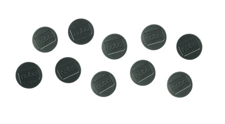 Nobo Tafelmagnete – Ø 38 mm – 10 Stk. – schwarz