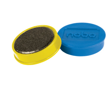 Nobo Tafelmagnete – Ø 38 mm – 10 Stk. – blau