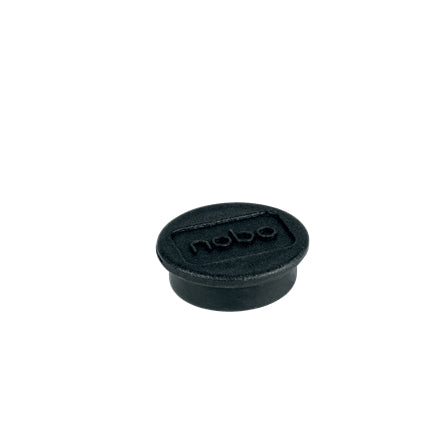 Nobo Tafelmagnete – Ø 24 mm, 10 Stk., schwarz