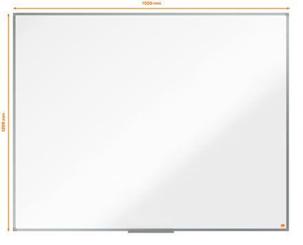 Nobo Whiteboard – 150 × 120 cm, Aluminiumrahmen, Wandmontage, inkl. Stiftablage