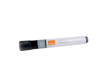 Nobo Whiteboard-Marker – schwarz, 10 Stk., trocken abwischbar, nachfüllbar – für Emaille & Whiteboards