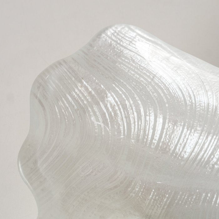 Boltze Schale – 20 × 27 × 6 cm, Glas, Weiss